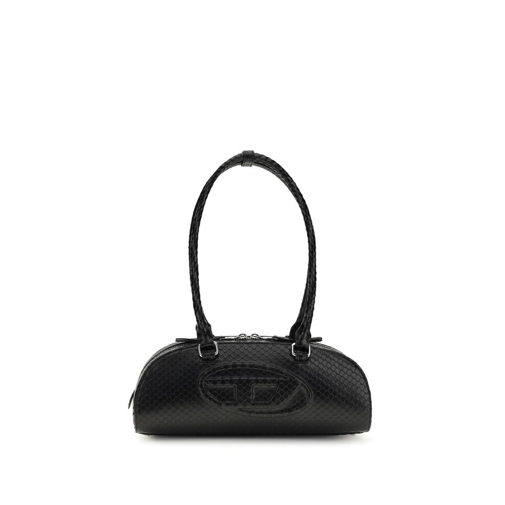 Diesel Black Calf Leather Bos Taurus Shoulder Bag | Regal Royce