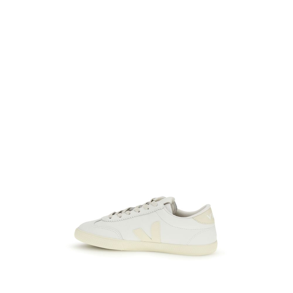 Veja White Calf Leather Bos Taurus Low Top Sneakers | Regal Royce