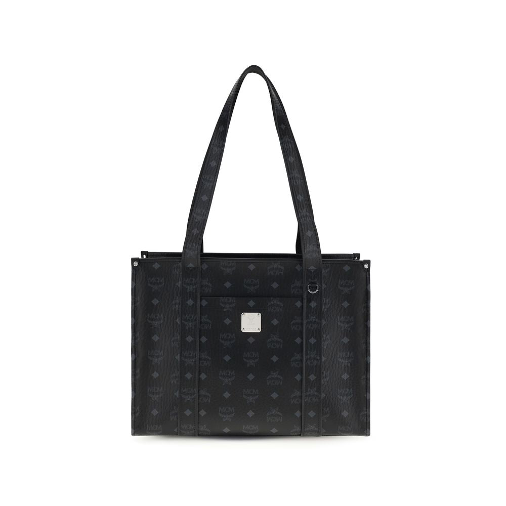 MCM Black Fabric Shoulder Bag | Regal Royce