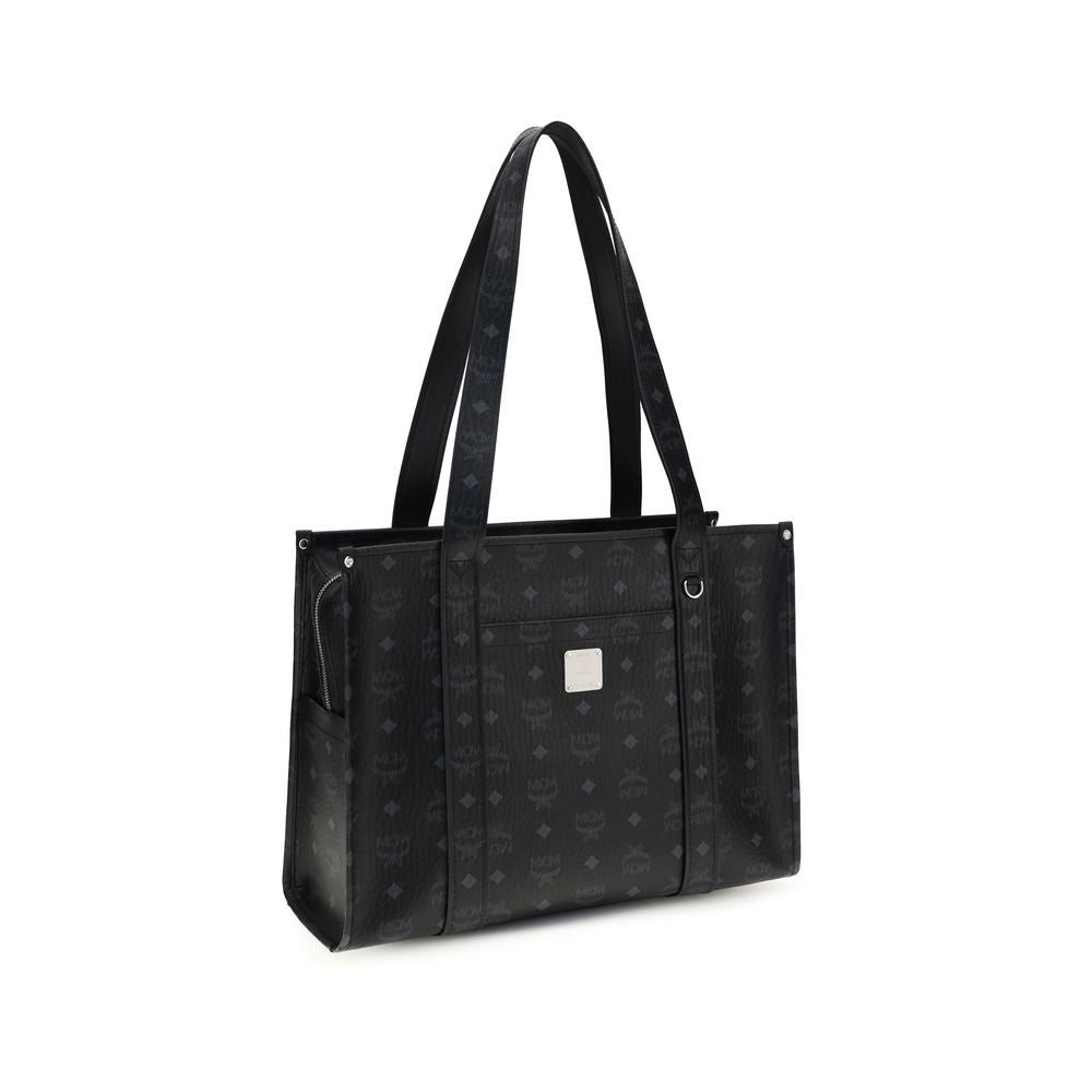 MCM Black Fabric Shoulder Bag | Regal Royce