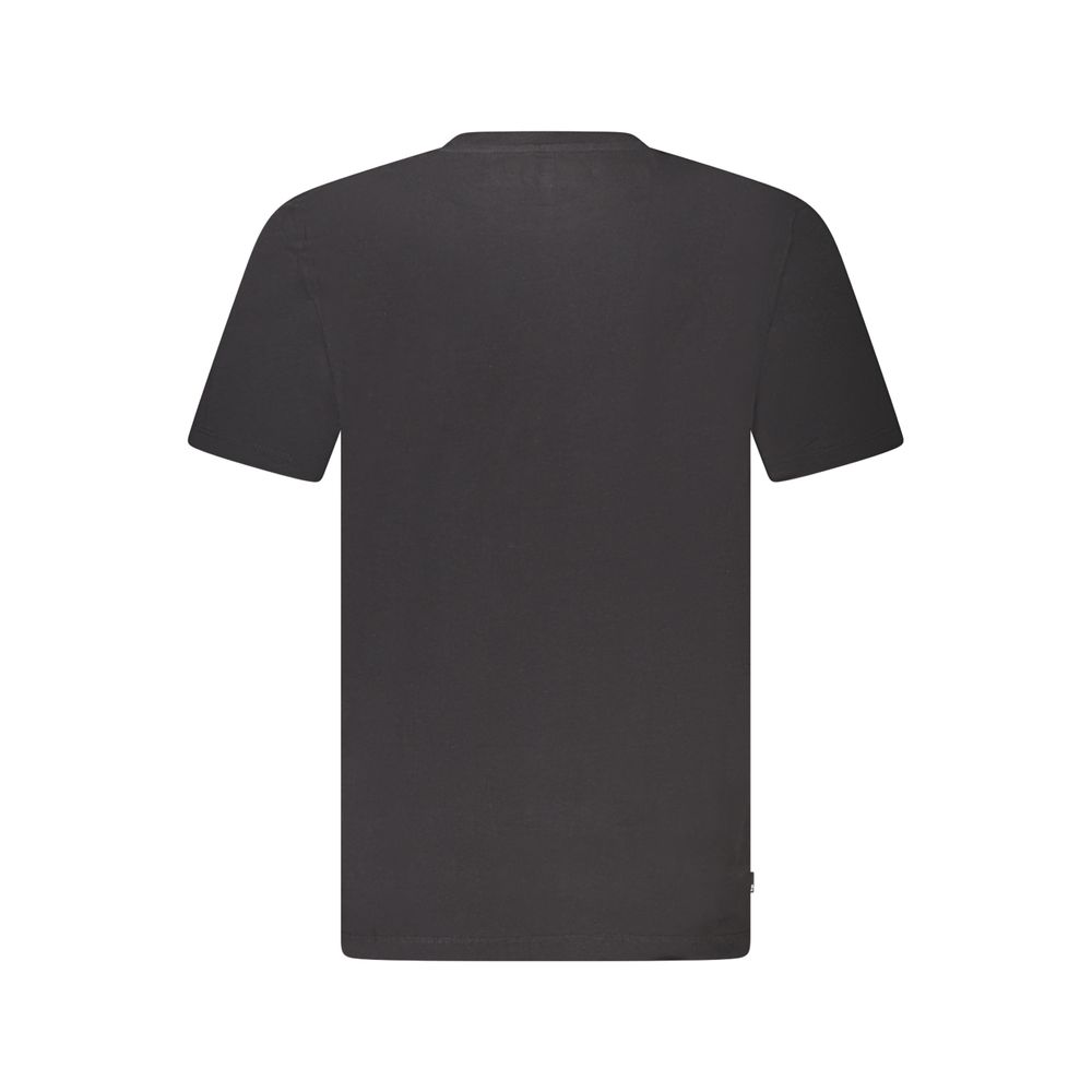 Timberland Black Organic Cotton Men T-Shirt | Regal Royce