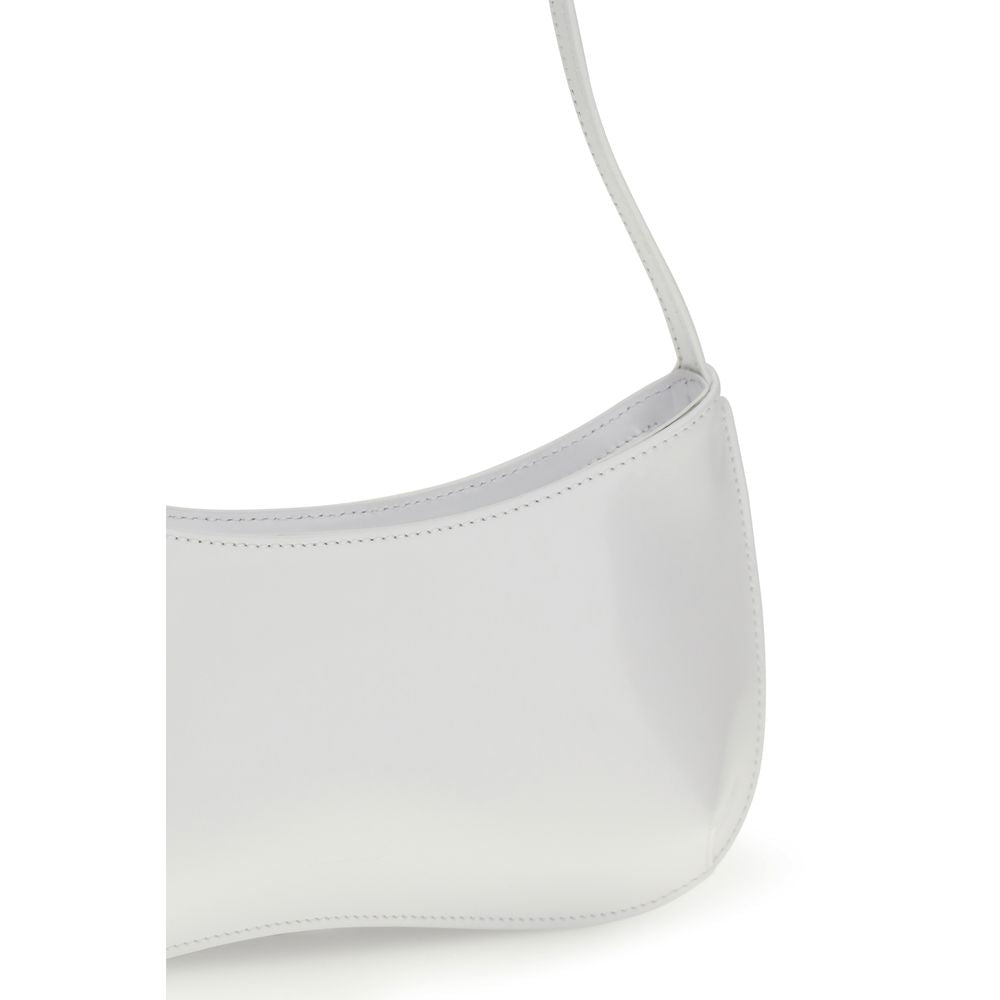 Jacquemus White Calf Leather Bos Taurus Shoulder Bag | Regal Royce