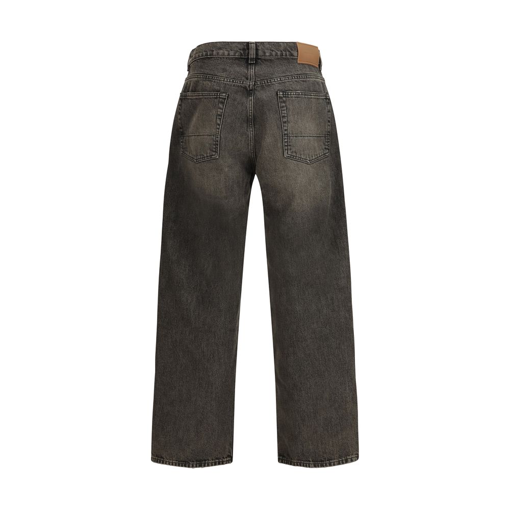 Our Legacy Black Cotton Relaxed Fit Jeans | Regal Royce