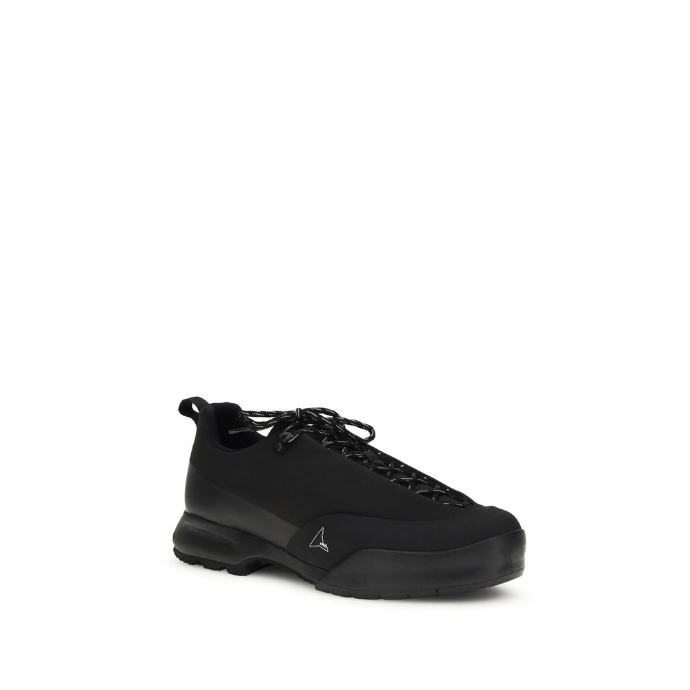 ROA Black Nylon Athletic Sneakers | Regal Royce
