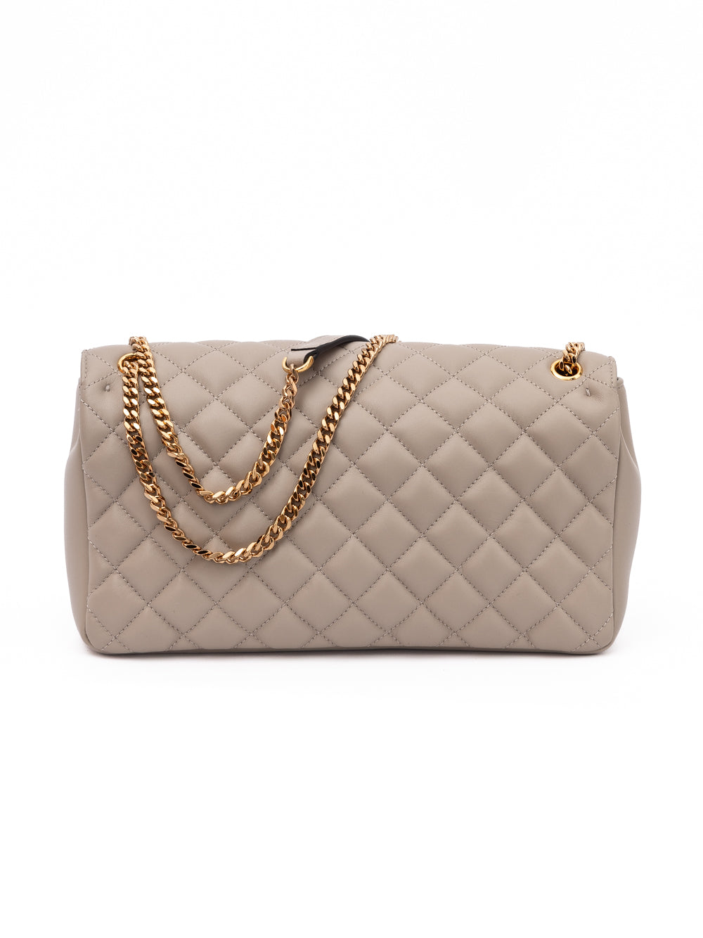Versace Taupe Quilted Leather Shoulder Strap Bag | Regal Royce