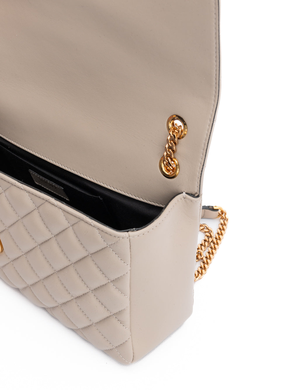 Versace Taupe Quilted Leather Shoulder Strap Bag | Regal Royce