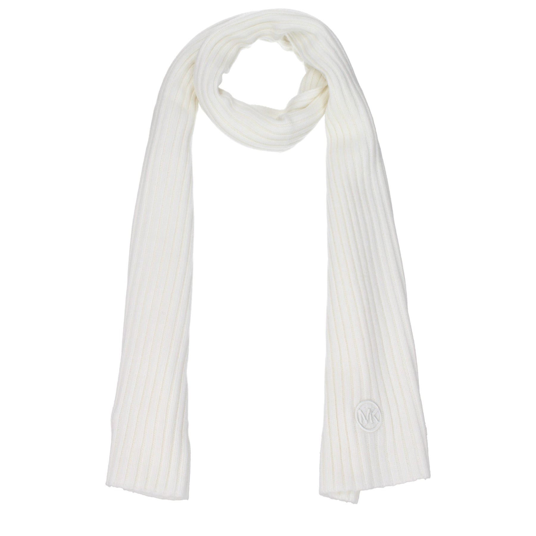 Michael Kors White Polyester Scarf | Regal Royce