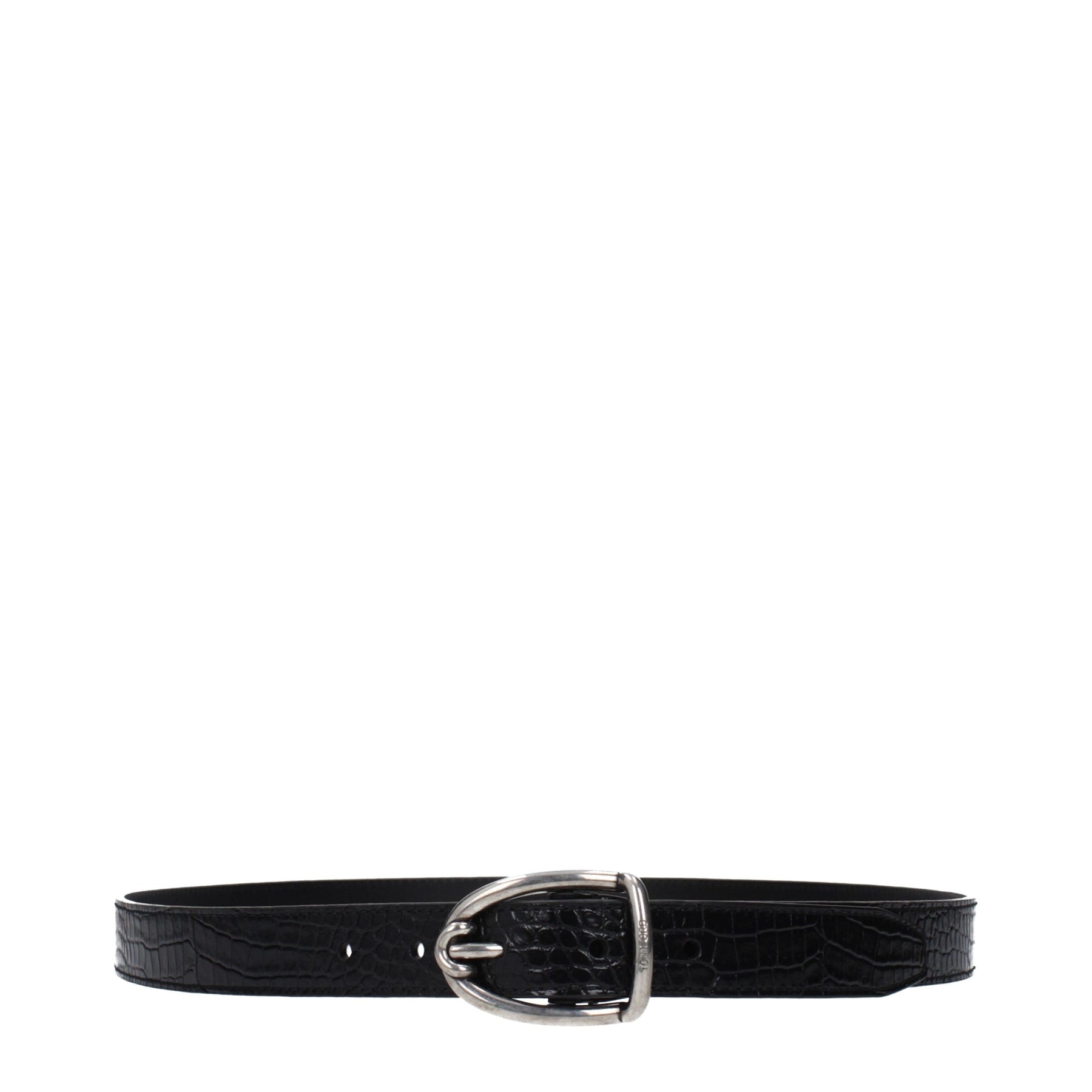 Tom Ford Black Leather Regular Belt | Regal Royce