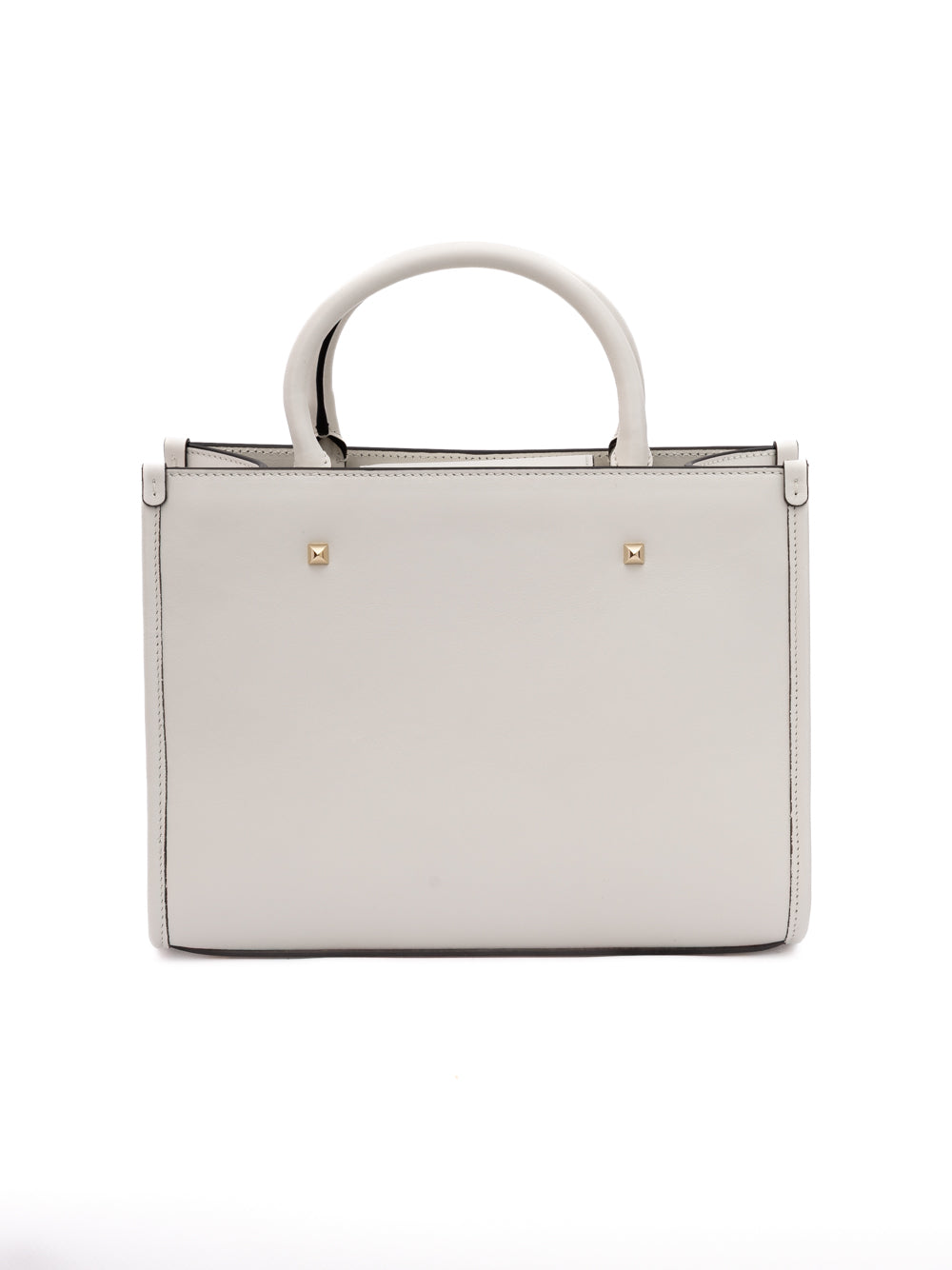 Jimmy Choo White Avenue S Tote Leather Handbag | Regal Royce