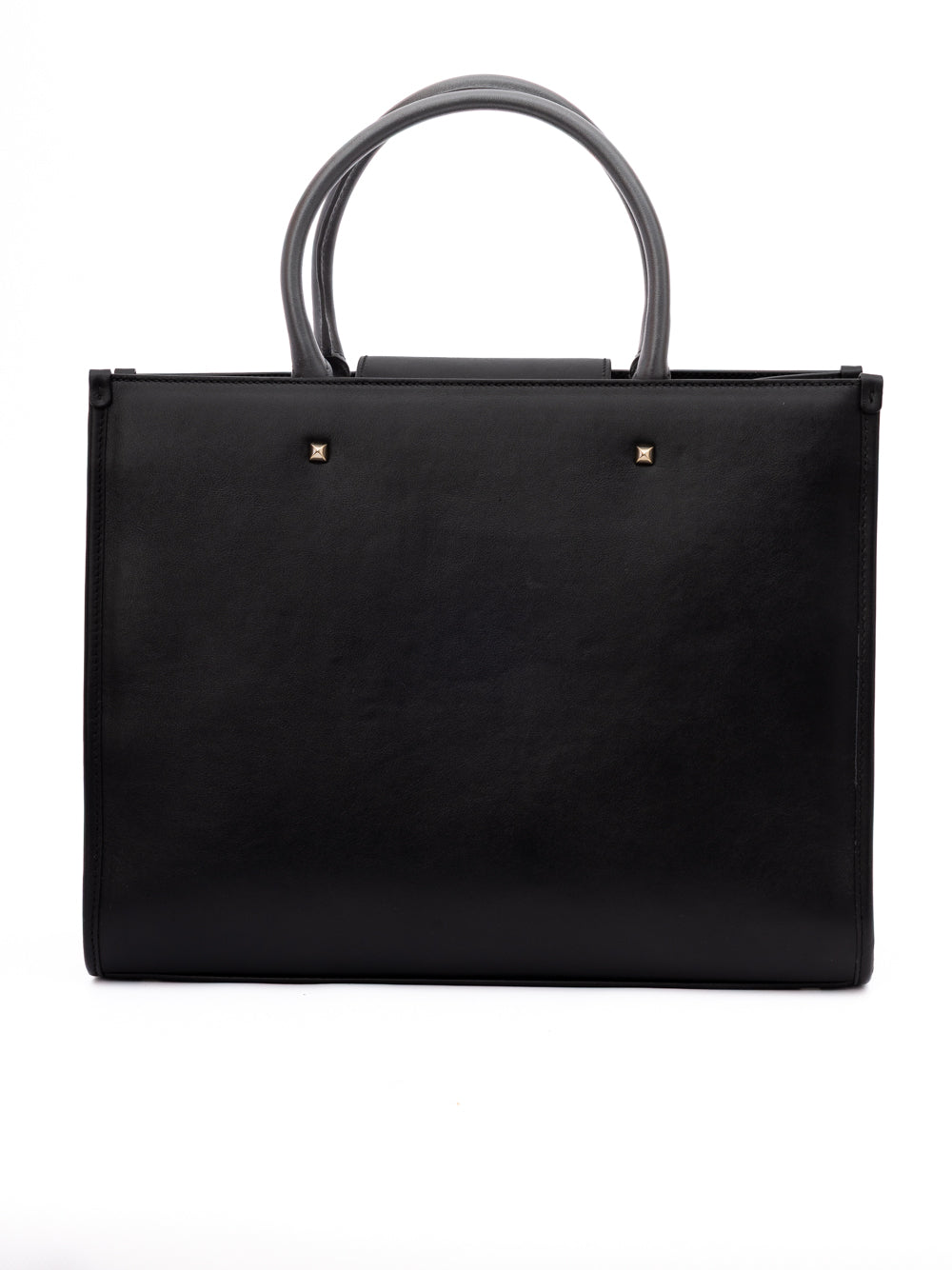 Jimmy Choo Black Avenue S Tote Leather Handbag | Regal Royce