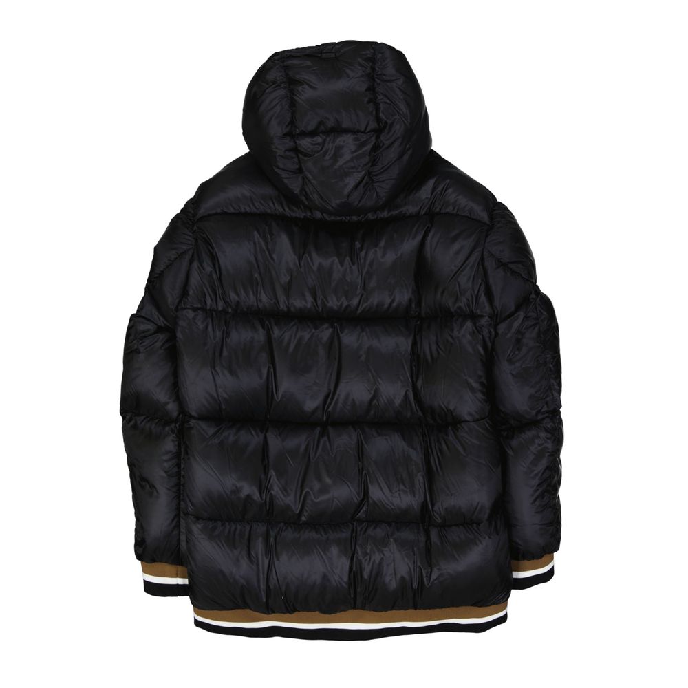 Herno Black Polyamide Bomber | Regal Royce