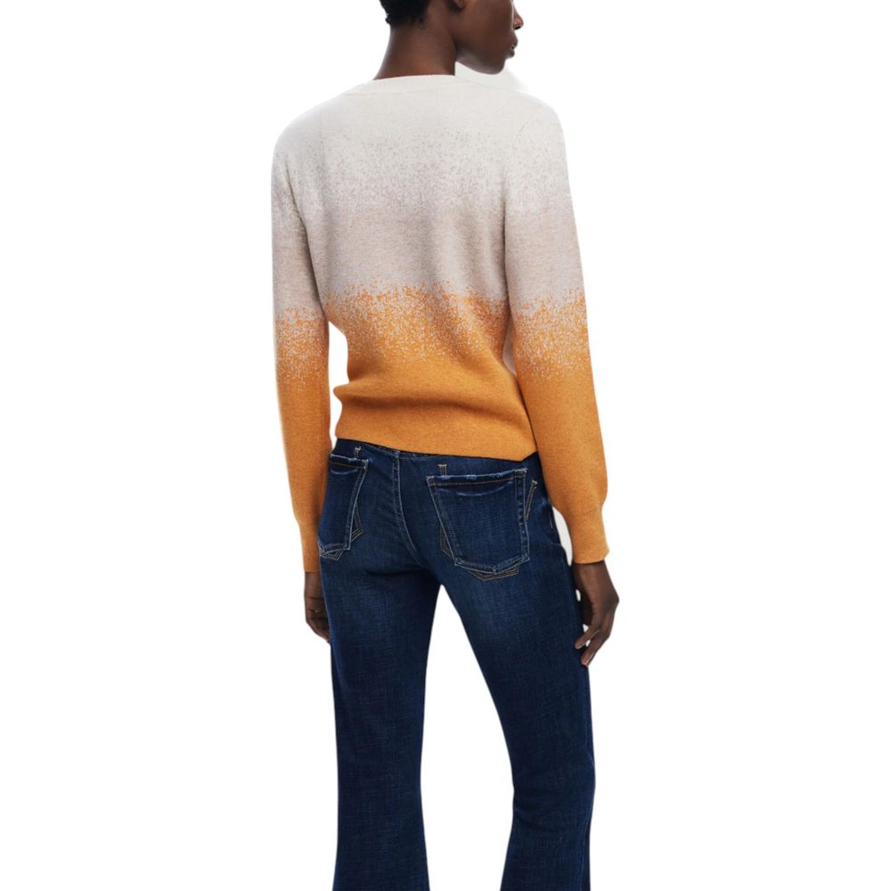 Desigual Beige Viscose Sweatshirt | Regal Royce