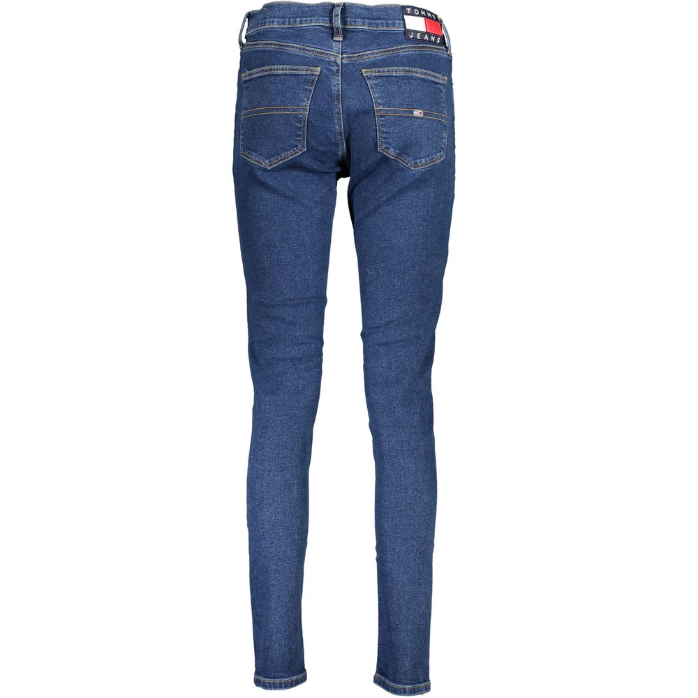 Tommy Hilfiger Blue Cotton Women Skinny Jean | Regal Royce