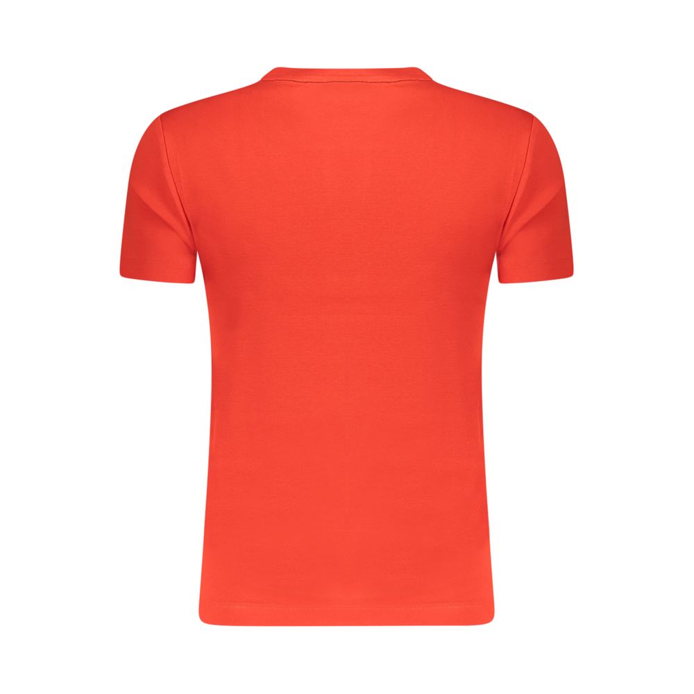 Desigual Rosso Cotton Women T-Shirt | Regal Royce