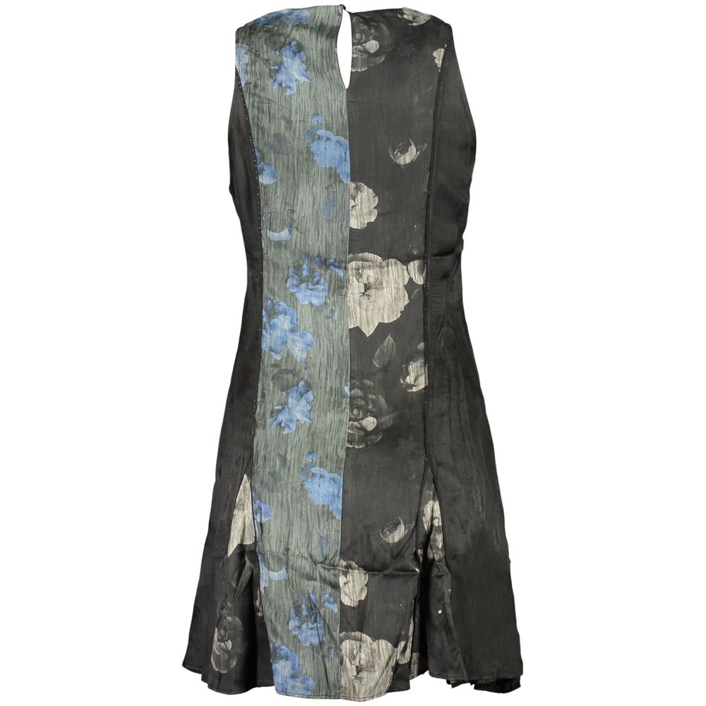 Desigual Nero Viscosa Women Dress | Regal Royce