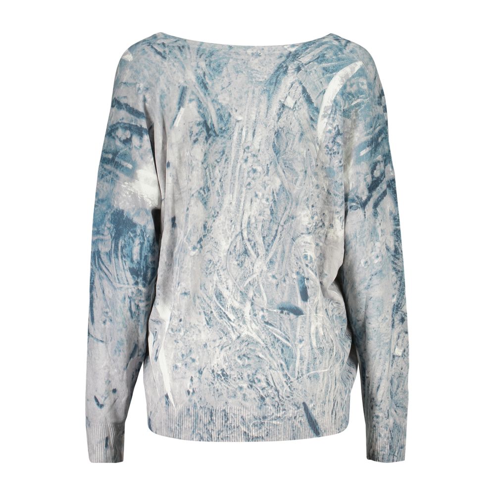 Desigual Azzurro Viscosa Woman Sweater | Regal Royce