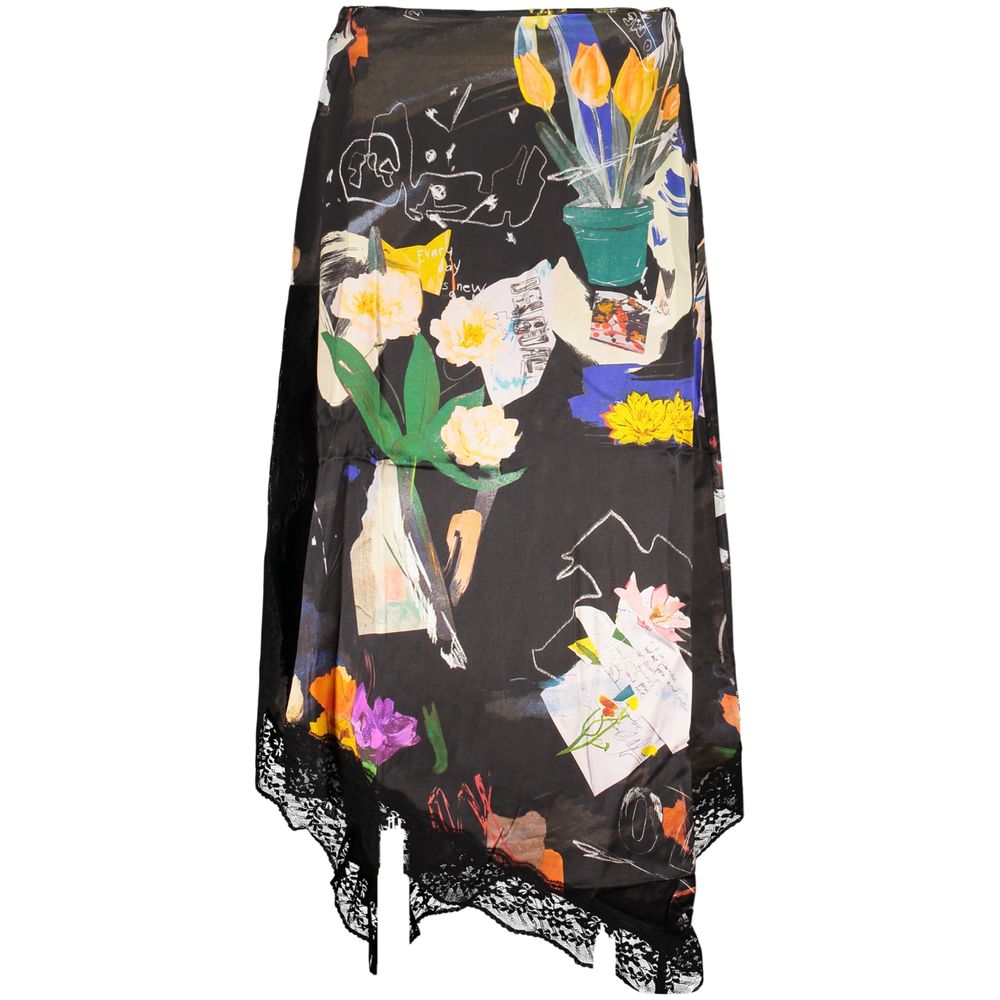Desigual Nero Poliammide Women Skirt | Regal Royce