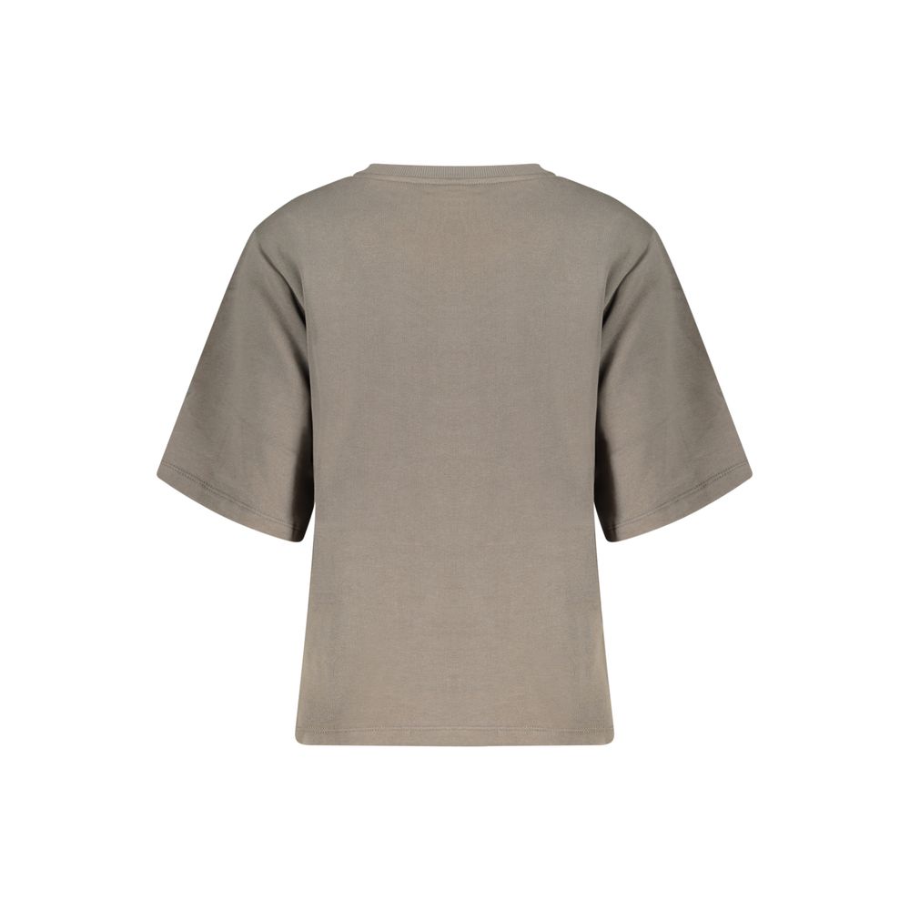 Desigual Grigio Cotton Women Sweatshirt | Regal Royce