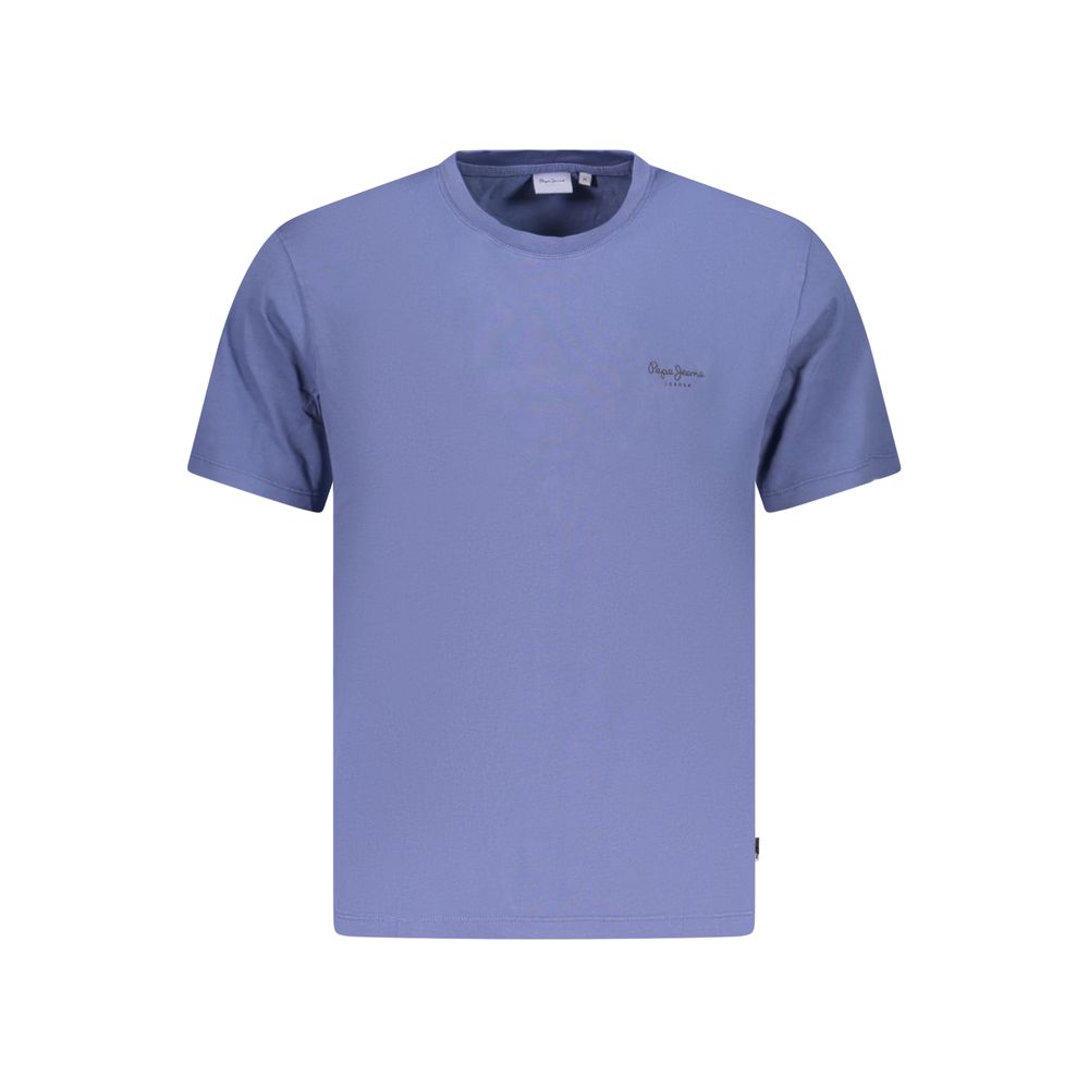 Pepe Jeans Blue Cotton Men's T-Shirt | Regal Royce