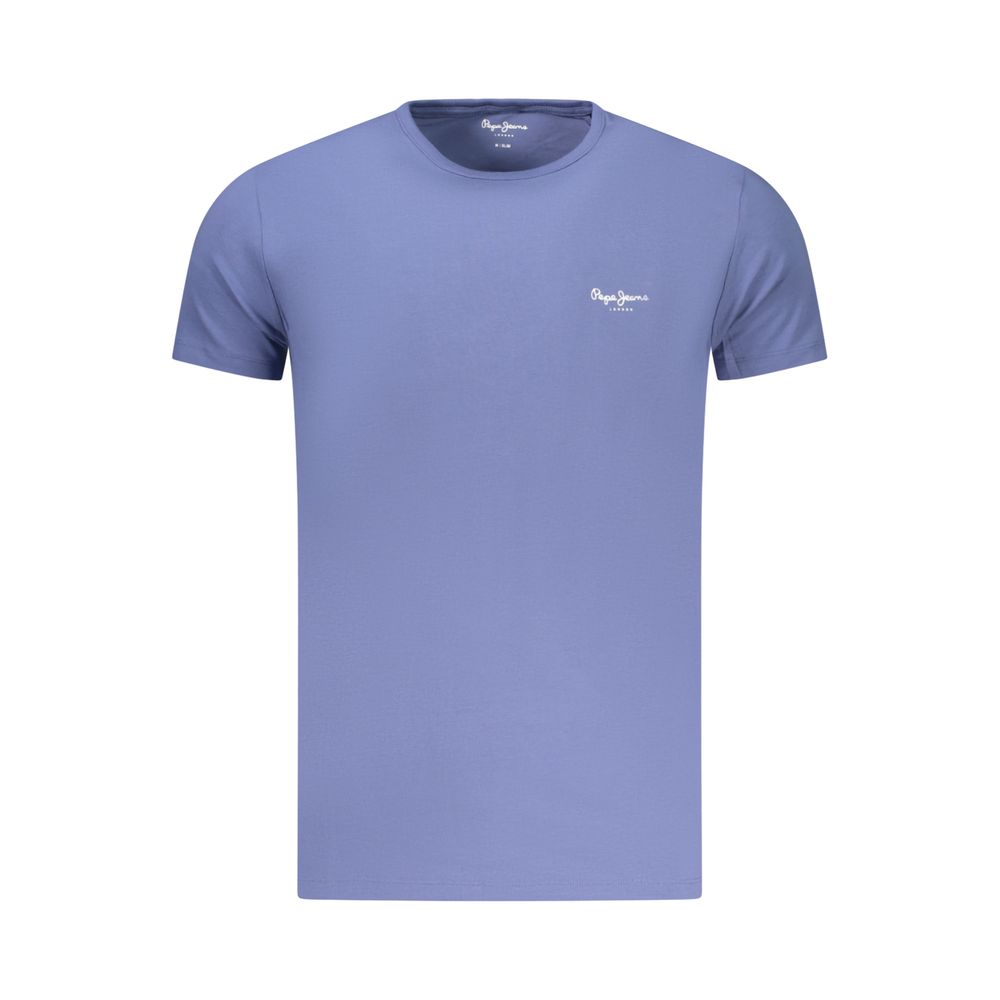 Pepe Jeans Blu Cotton Men T-Shirt | Regal Royce