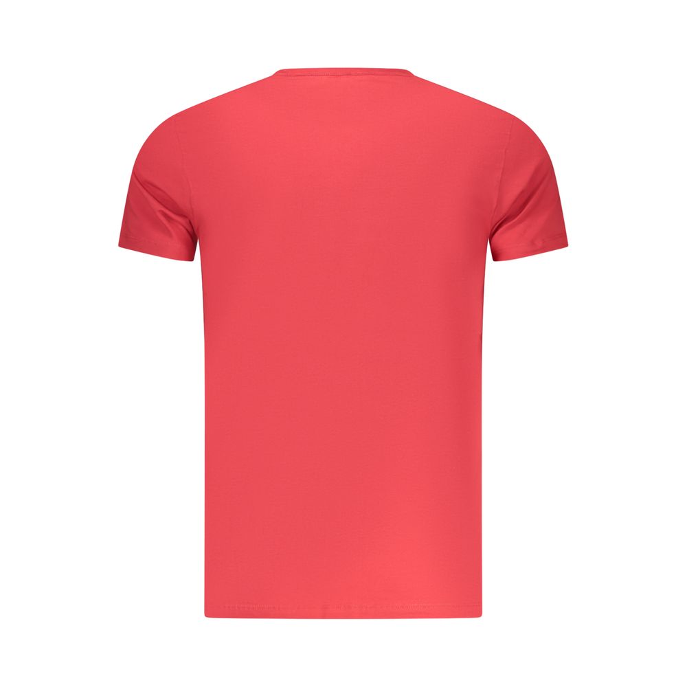 Pepe Jeans Rosso Cotton Men's T-Shirt | Regal Royce