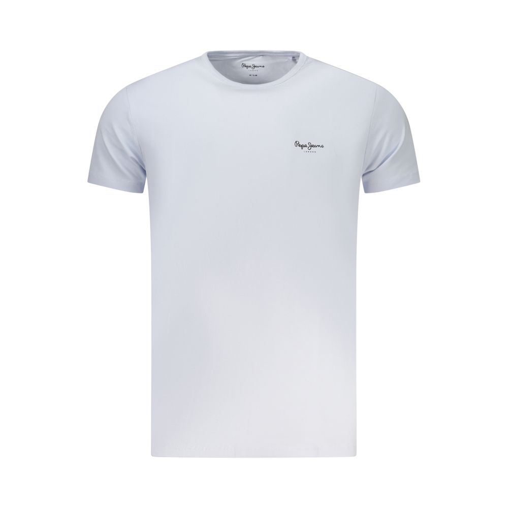Pepe Jeans Azzurro Cotton Men T-Shirt | Regal Royce