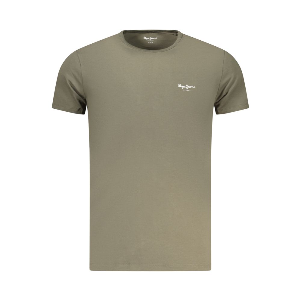 Pepe Jeans Verde Cotton Men's T-Shirt | Regal Royce
