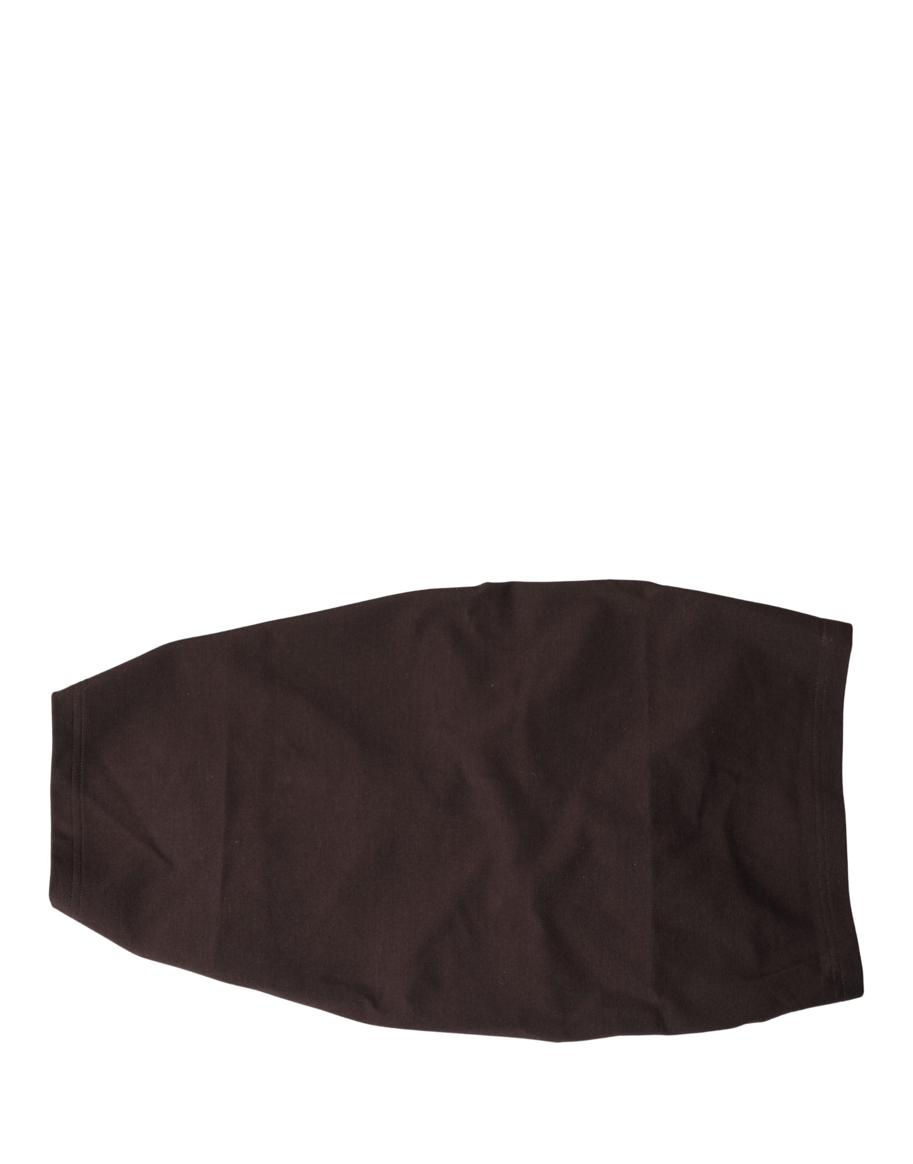 Dolce & Gabbana Brown Viscose Wide Belt Waist Cummerband Men | Regal Royce