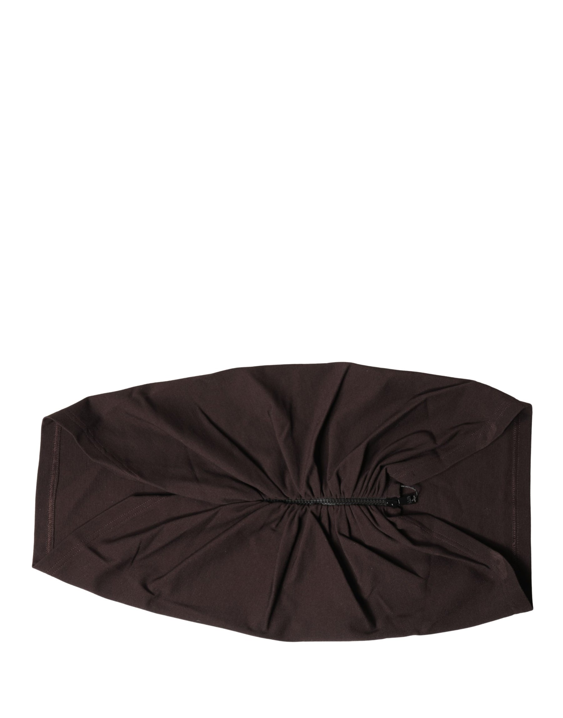 Dolce & Gabbana Brown Viscose Wide Belt Waist Cummerband Men | Regal Royce