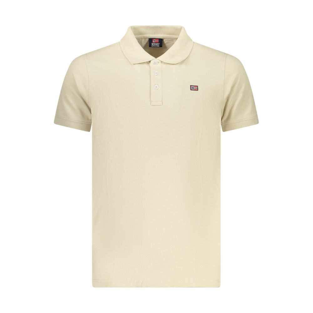 Norway 1963 Beige Cotton Men Polo Shirt | Regal Royce