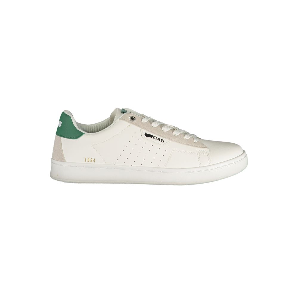 Gas White Polyurethane Men Sneaker | Regal Royce