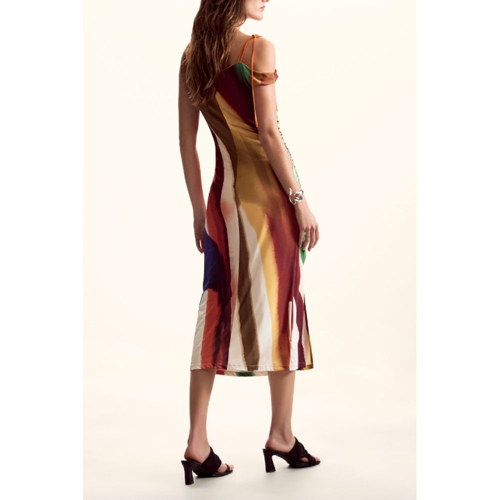 Desigual Marrone Polyester Women Dress | Regal Royce
