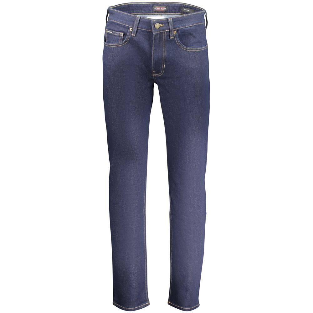 Guess Jeans Blu Cotton Men Jeans | Regal Royce