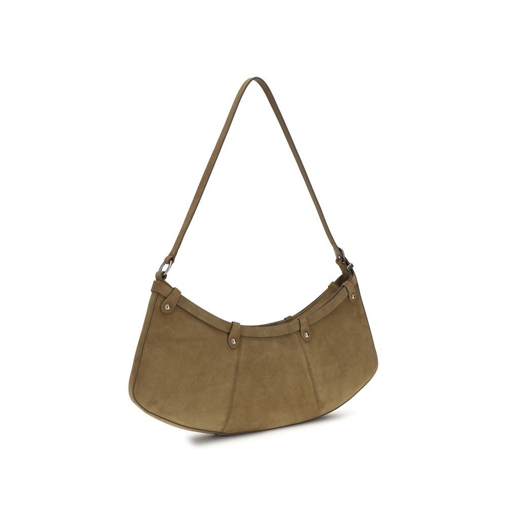 PINKO Beige Calf Leather Bos Taurus Shoulder Bag | Regal Royce