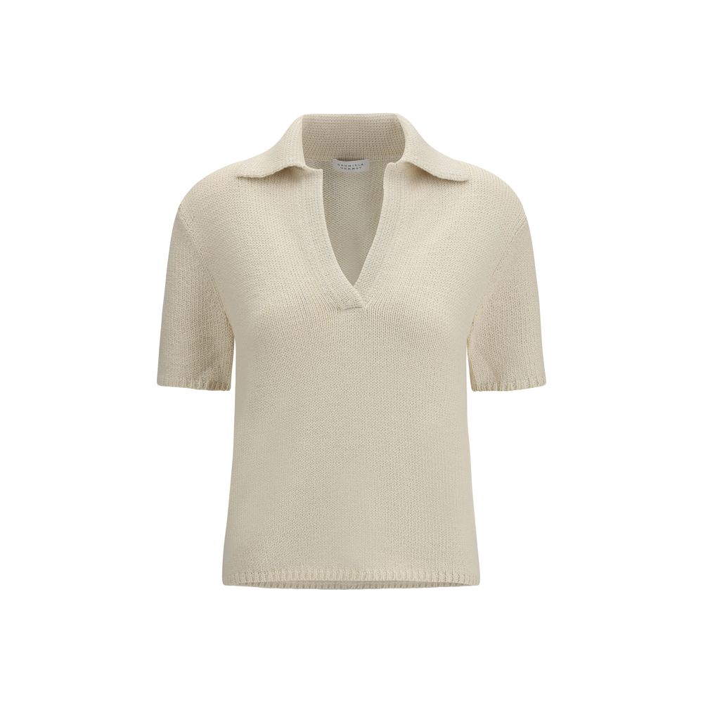 Gabriela Hearst Beige Cashmere Polo Shirt | Regal Royce