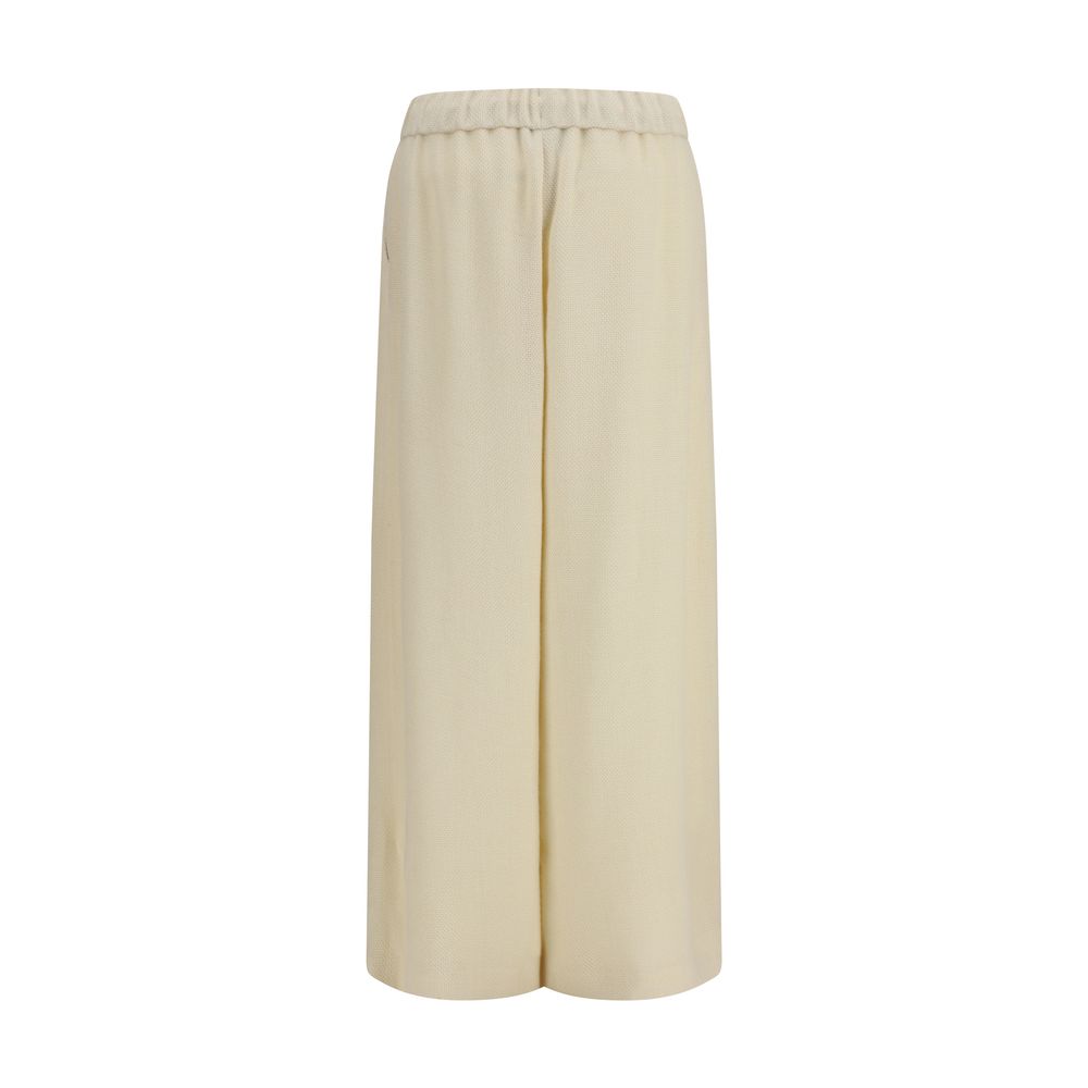 Gabriela Hearst Beige Alpaca Vicugna Pacos Casual Pants | Regal Royce