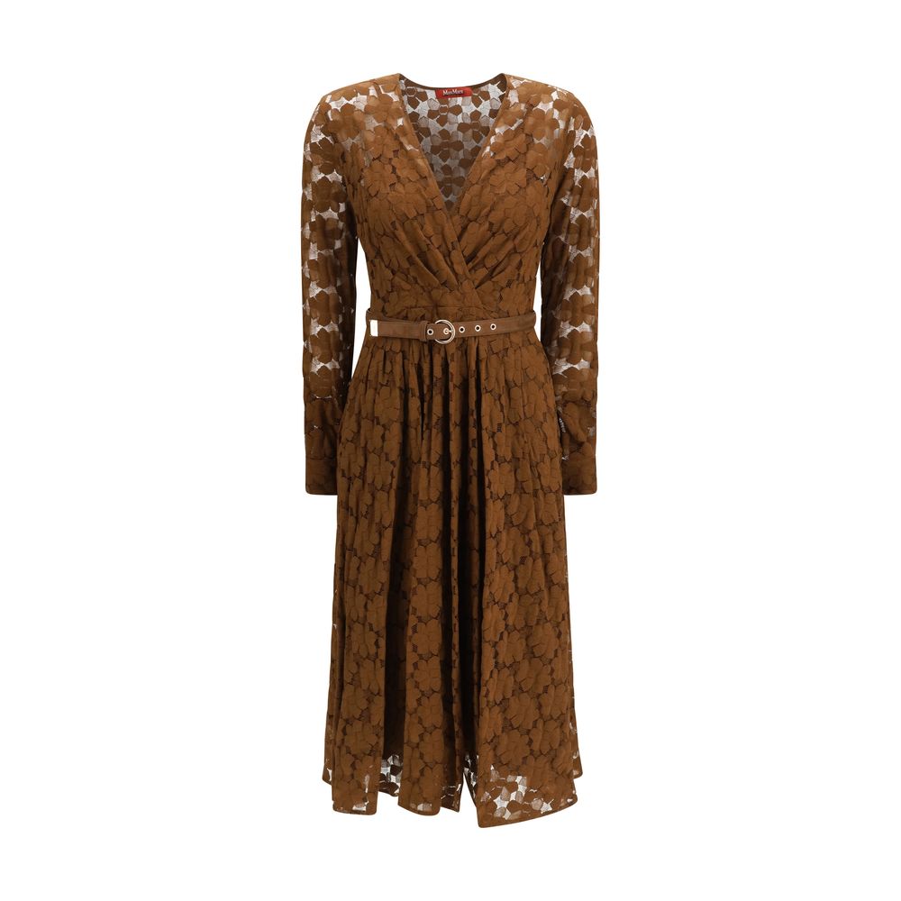 Max Mara Brown Polyamide Casual Dress | Regal Royce