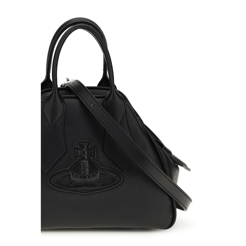 Vivienne Westwood Black Calf Leather Bos Taurus Handbag | Regal Royce