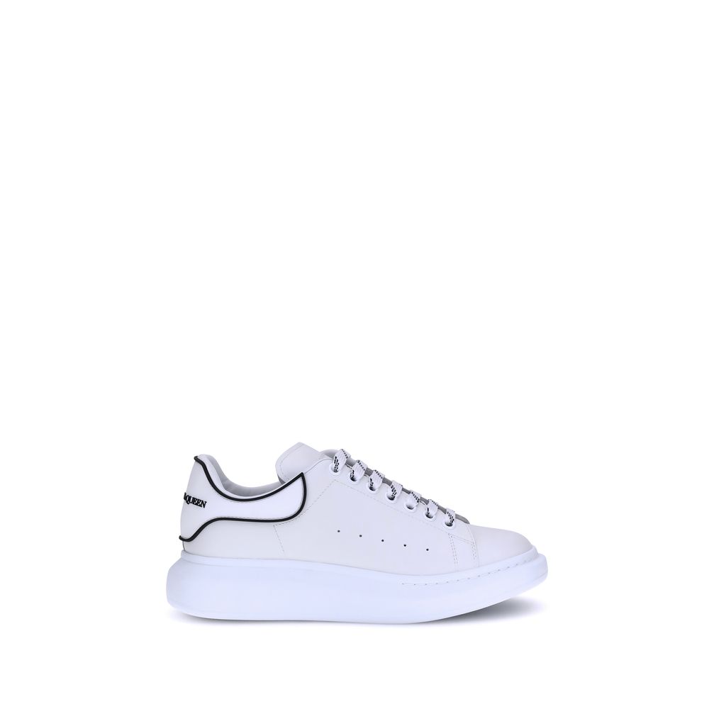 Alexander McQueen White Calf Leather Bos Taurus Platform Sneakers | Regal Royce