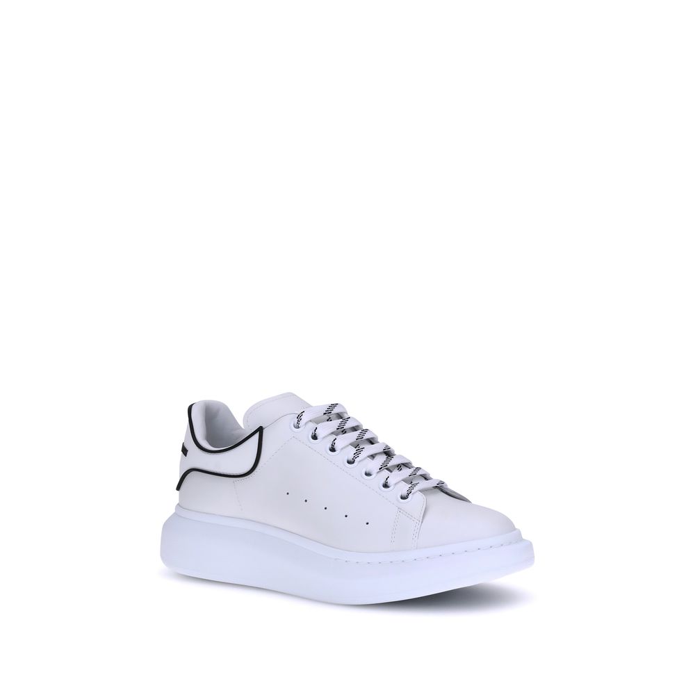 Alexander McQueen White Calf Leather Bos Taurus Platform Sneakers | Regal Royce