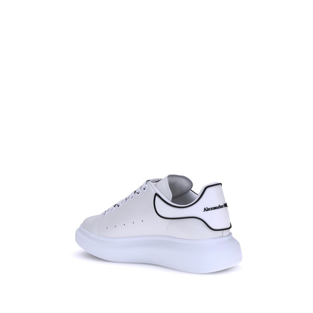 Alexander McQueen White Calf Leather Bos Taurus Platform Sneakers | Regal Royce
