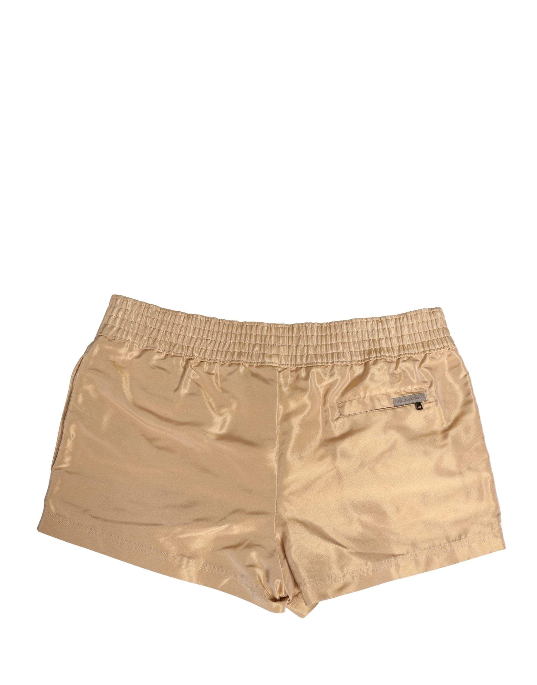 Dolce & Gabbana Beige Polyester Men Boxer Shorts Underwear | Regal Royce