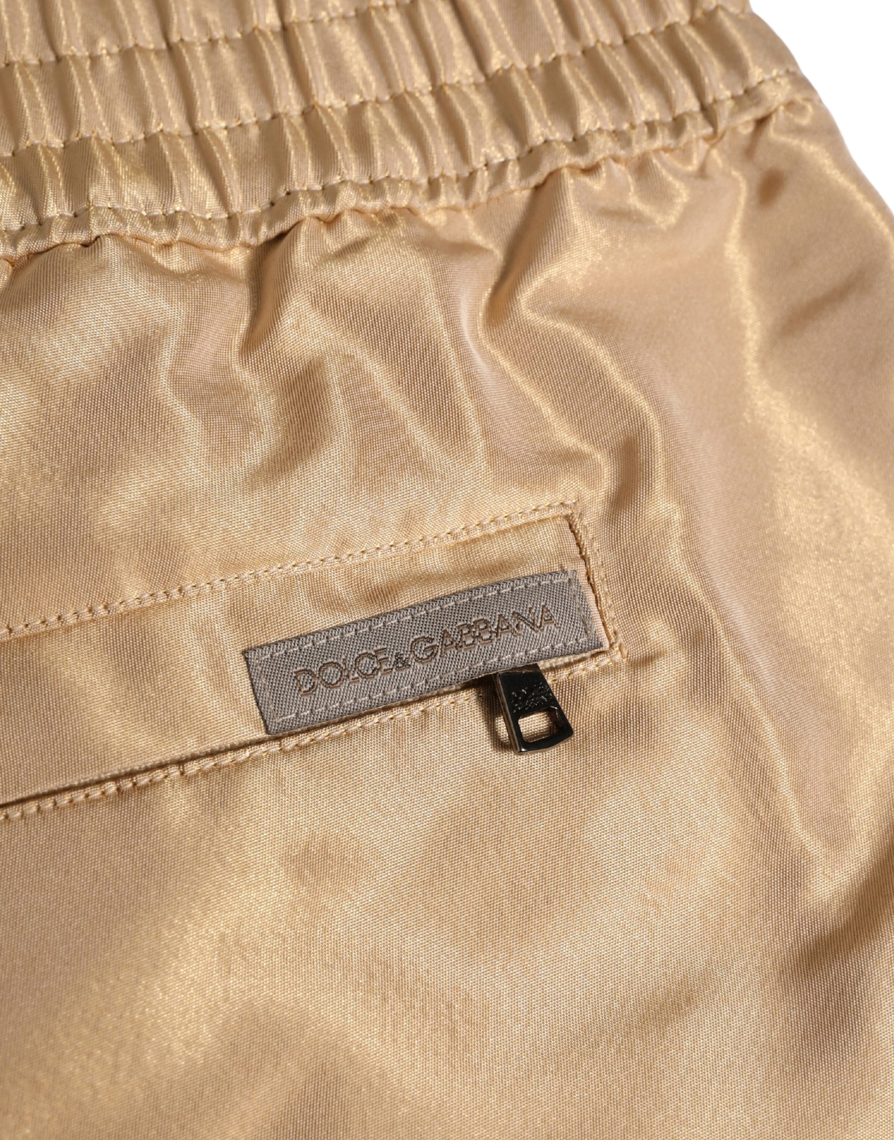 Dolce & Gabbana Beige Polyester Men Boxer Shorts Underwear | Regal Royce