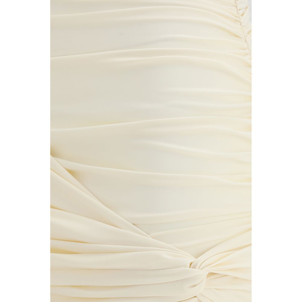 Magda Butrym Beige Fabric Mini Skirt | Regal Royce