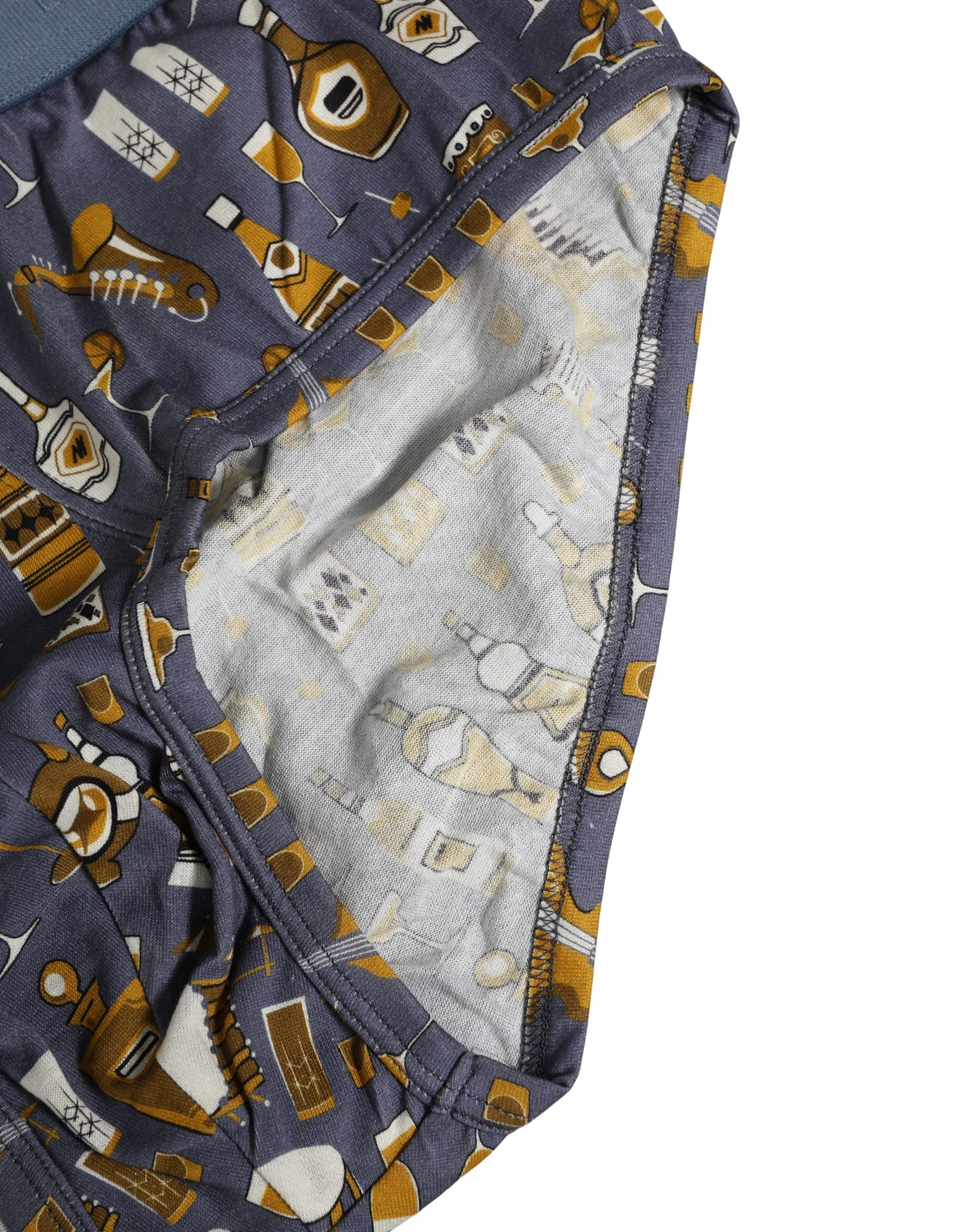Dolce & Gabbana Gray Jazz Cocktail Men Brando Brief Underwear | Regal Royce