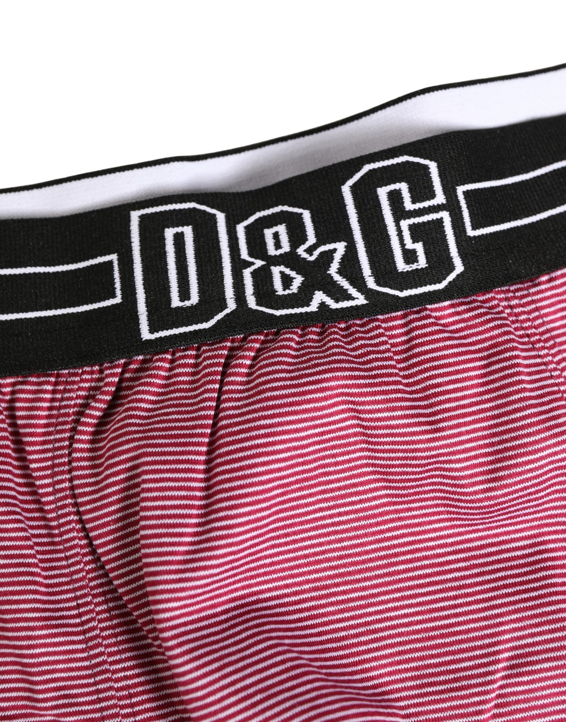 Dolce & Gabbana Pink D&G Logo Cotton Regular Boxer Underwear | Regal Royce