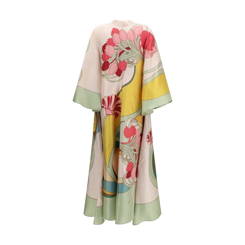 La Double J Multicolor Silk Casual Dress | Regal Royce