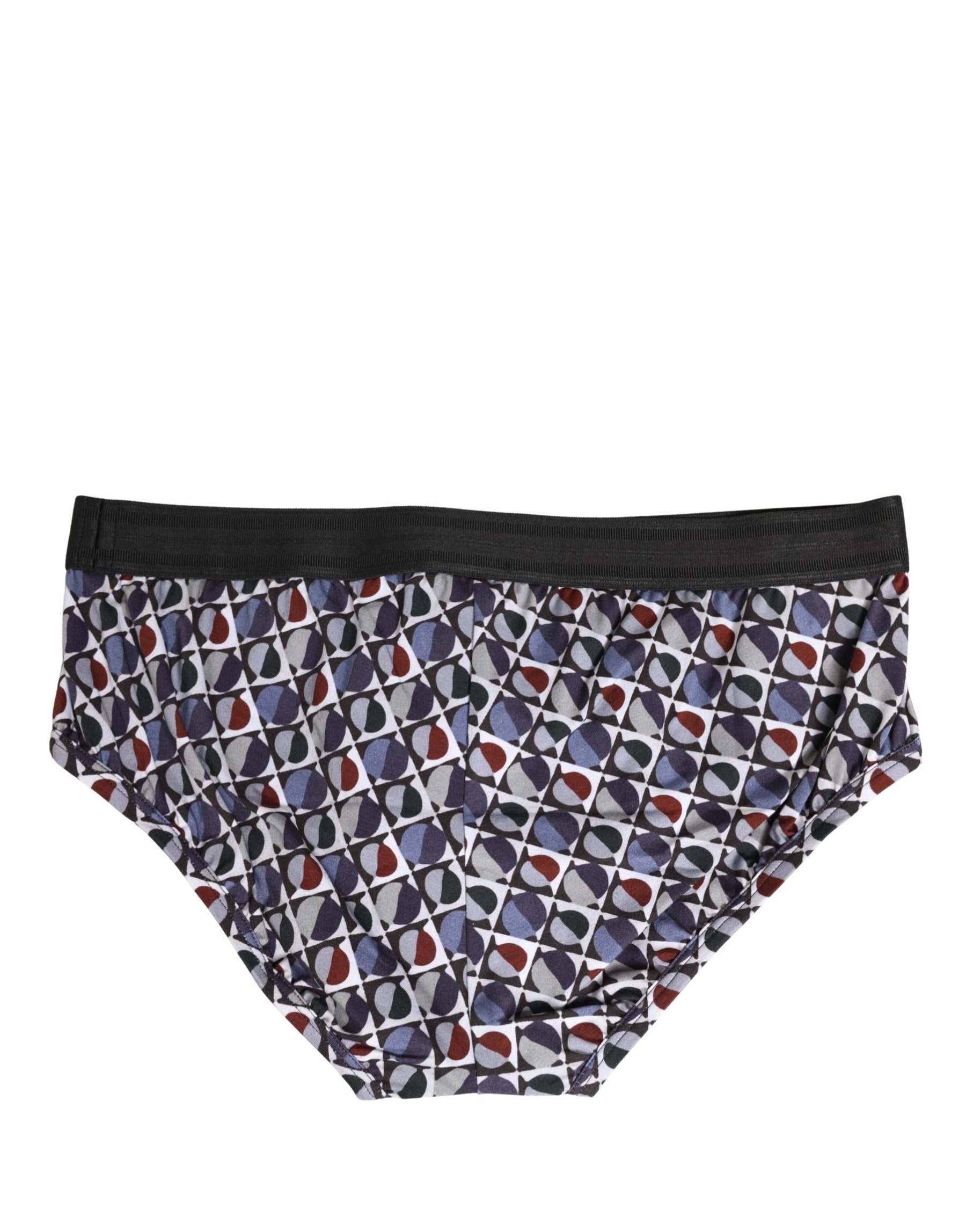 Dolce & Gabbana Multicolor Patterned Men Brando Brief Underwear | Regal Royce