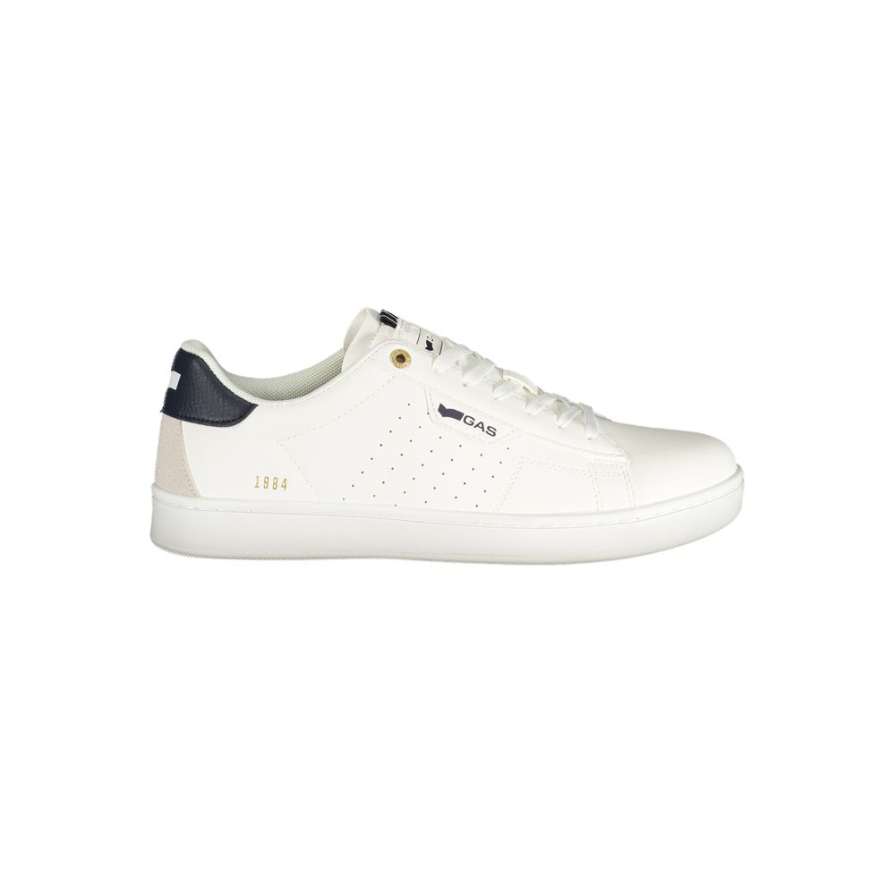 Gas Bianco Polyurethane Men Sneaker | Regal Royce