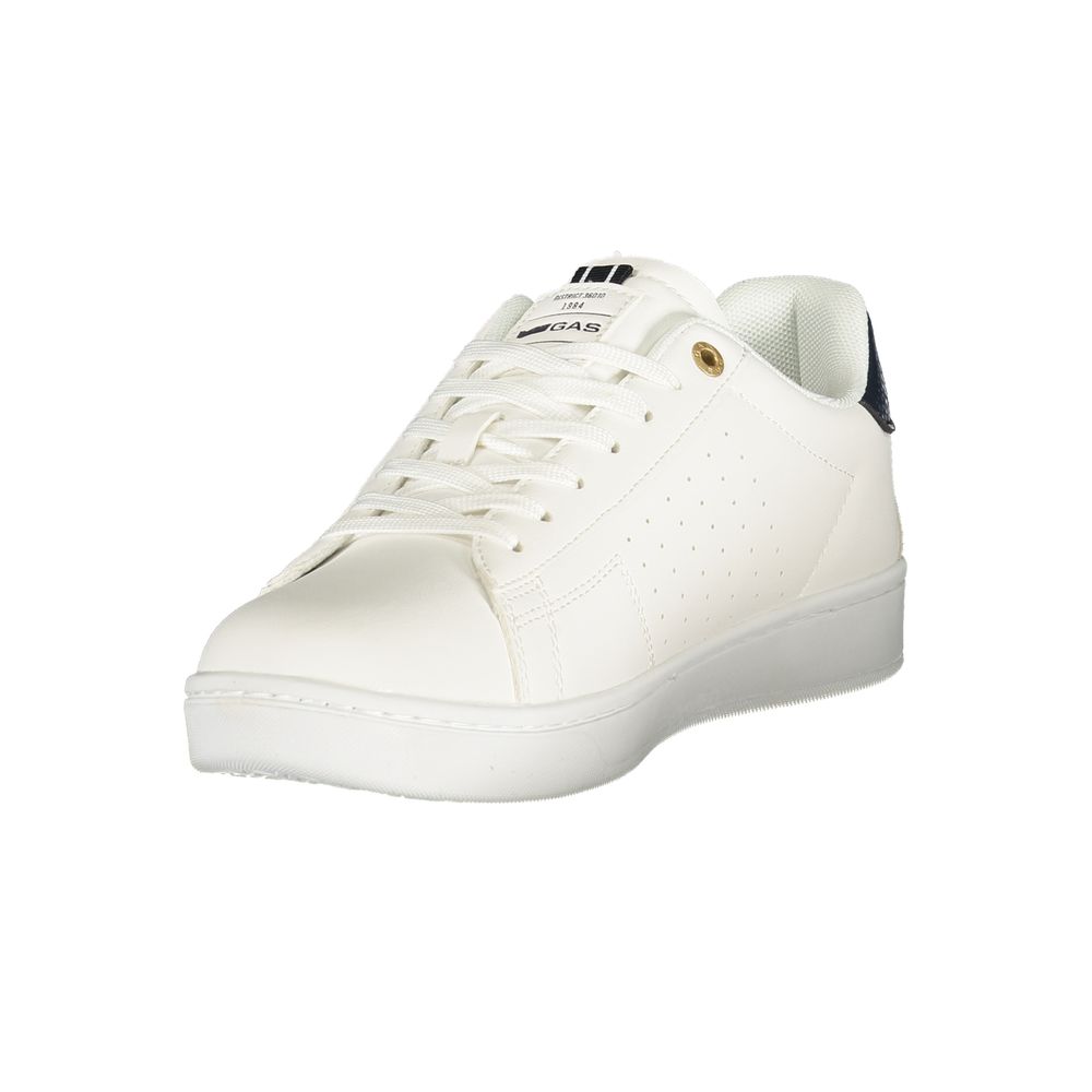 Gas Bianco Polyurethane Men Sneaker | Regal Royce